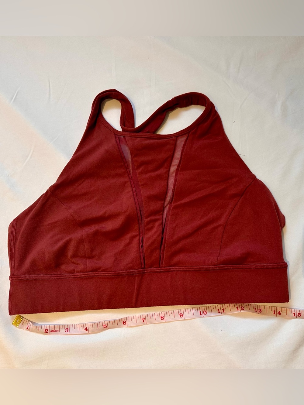 Lululemon Nulu Mesh High-Neck Racerback Bra Light Support